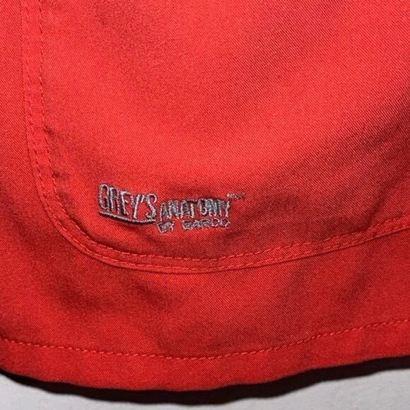 Greys Anatomy By Barco Womens Coral Scrub Top With Pockets Size L - Picture 4 of 7